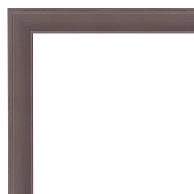16" X 50" Urban Framed On The Door Mirror Pewter - Amanti Art 4 16" X 50" Urban Framed On The Door Mirror Pewter - Amanti Art - Image 2