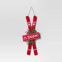 Metal Skis 'Let It Snow' Wall Décor Red/White - Wondershop™ -Home Decor Store GUEST bf78ad71 e23c 4812 b70b 14436f372f7e