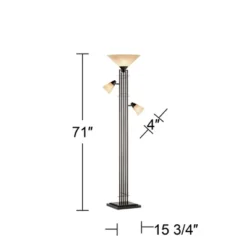Franklin Iron Works Metro Mission Rustic Torchiere Floor Lamp With Side Lights 71" Tall Bronze Champagne Glass For Living Room Reading Bedroom Office 11 Franklin Iron Works Metro Mission Rustic Torchiere Floor Lamp With Side Lights 71" Tall Bronze Champagne Glass For Living Room Reading Bedroom Office -Home Decor Store GUEST c1ddfcba bbba 4219 8618 eff21f0b5d78