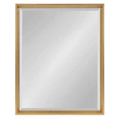 24" X 30" Calter Framed Wall Mirror Gold - Kate And Laurel 2 24" X 30" Calter Framed Wall Mirror Gold - Kate And Laurel