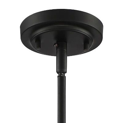 Regency Hill Aurine Matte Black Pendant Chandelier 18" Wide Modern Clear Crystal Glass Leaf 5-Light Fixture For Dining Room Foyer House Kitchen Island 6 Regency Hill Aurine Matte Black Pendant Chandelier 18" Wide Modern Clear Crystal Glass Leaf 5-Light Fixture For Dining Room Foyer House Kitchen Island - Image 4