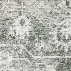 Micah Washable Distressed Oriental Indoor Area Rug Gray/Ivory - Captiv8e Designs -Home Decor Store GUEST c53f4ed0 85e4 4967 afd7 60f32f03f09d