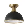 1-Light Beckett Semi-Flush Mount Pendant Brass/Matte Black - Globe Electric -Home Decor Store GUEST c5d17a77 0b23 4a3b 880b 26c6b52e2f70