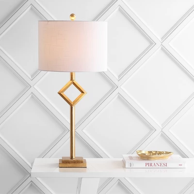 30.75" Metal/Resin Juno Table Lamp (Includes LED Light Bulb) Gold - JONATHAN Y 3 30.75" Metal/Resin Juno Table Lamp (Includes LED Light Bulb) Gold - JONATHAN Y