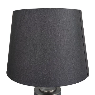 Modern Cement Table Lamp Black - Olivia & May 4 Modern Cement Table Lamp Black - Olivia & May - Image 2