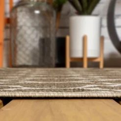 Trebol Moroccan Trellis Textured Weave Indoor/Outdoor Area Rug - JONATHAN Y -Home Decor Store GUEST c76dce39 3eb6 4f66 a451 e5d4a2a04eab