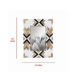 4 X 6 Inch Native Pattern Decorative Wood Picture Frame - Foreside Home & Garden -Home Decor Store GUEST c8a22676 115a 4915 bb59 a743943c1320