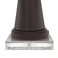 Franklin Iron Works Craig Rustic Farmhouse Table Lamps Set Of 2 With Square Risers 24 1/2" High Bronze With USB Charging Port Natural Shade For Desk 10 Franklin Iron Works Craig Rustic Farmhouse Table Lamps Set Of 2 With Square Risers 24 1/2" High Bronze With USB Charging Port Natural Shade For Desk -Home Decor Store GUEST cc0285ed a9d0 41b0 9356 3d2ef8cce2fd