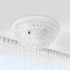2pk 2-Light Crystal Glam Ceiling Flush Mount Pendants White - Lalia Home -Home Decor Store GUEST cd73fbf4 4401 4635 8cc5 2dd58d00ac82