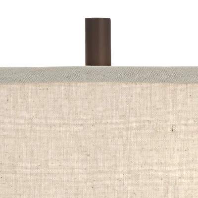 Franklin Iron Works Craig Rustic Farmhouse Table Lamps Set Of 2 With Square Risers 24 1/2" High Bronze With USB Charging Port Natural Shade For Desk 3 Franklin Iron Works Craig Rustic Farmhouse Table Lamps Set Of 2 With Square Risers 24 1/2" High Bronze With USB Charging Port Natural Shade For Desk