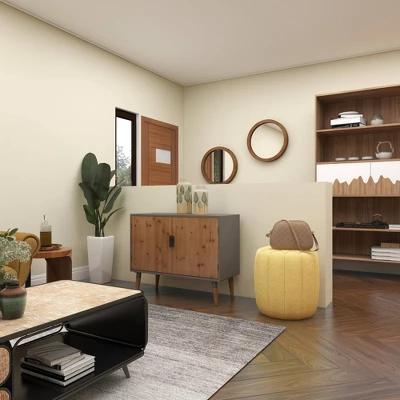 Contemporary Wood Wall Mirror Brown - Olivia & May 11 Contemporary Wood Wall Mirror Brown - Olivia & May - Image 9