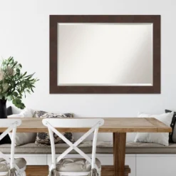41" X 29" Wildwood Framed Wall Mirror Brown - Amanti Art 11 41" X 29" Wildwood Framed Wall Mirror Brown - Amanti Art -Home Decor Store GUEST cf221528 8720 4765 918b 4820e12ab98f