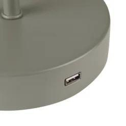 18" Dakota Table Lamp With USB Port Sage Green - Globe Electric -Home Decor Store GUEST cf3fc2f6 b966 44f2 bac6 3f5593644dd9