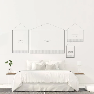 47"x32" Marta Barragan Camarasa Pattern Indigo Wall Hanging Landscape Tapestries Black - Deny Designs 6 47"x32" Marta Barragan Camarasa Pattern Indigo Wall Hanging Landscape Tapestries Black - Deny Designs - Image 4