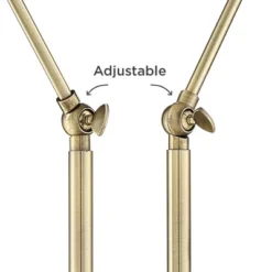 Possini Euro Design Sentry Modern Mid Century Desk Lamp 23" High Black Brass With USB Charging Port LED Adjustable Cone Shade For Bedroom Living Room 12 Possini Euro Design Sentry Modern Mid Century Desk Lamp 23" High Black Brass With USB Charging Port LED Adjustable Cone Shade For Bedroom Living Room -Home Decor Store GUEST d3ce9263 7a5c 44b4 9cc2 8c349dada242