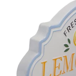 Northlight 15.25" White And Blue "Fresh Squeezed Lemonade" Metal Sign Spring Wall Decor 8 Northlight 15.25" White And Blue "Fresh Squeezed Lemonade" Metal Sign Spring Wall Decor -Home Decor Store GUEST d6e44143 afb7 4b31 93ad d013171ba7d4
