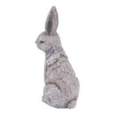 20" X 11" Magnesium Oxide Country Rabbit Garden Sculpture Gray - Olivia & May -Home Decor Store GUEST d7f5762b c09b 46a9 b13d 6136ab5e195f