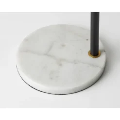 Corbin Floor Lamp Antique Brass Black - Adesso