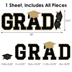 Big Dot Of Happiness Gold Graduation Party Decor - Vinyl Wall Decals - Grad 13 Big Dot Of Happiness Gold Graduation Party Decor - Vinyl Wall Decals - Grad -Home Decor Store GUEST da34568e ed01 4a40 a230 074ea84a630f