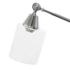 Swing Arm Floor Lamp With Glass Cylindrical Shade Chrome - Lalia Home 11 Swing Arm Floor Lamp With Glass Cylindrical Shade Chrome - Lalia Home -Home Decor Store GUEST db0cce00 c561 46db 8fd0 9dc4cda498f9