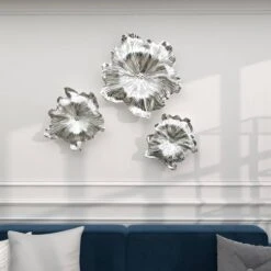 Set Of 3 Polystone Floral 3D Wall Decors - Olivia & May -Home Decor Store GUEST dba2c27f ce23 41d7 b1f9 9f91814f12c0