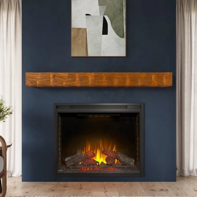 Country Living Bodie Floating Mantel Shelf With Distressed Reclaimed Accents 6 Country Living Bodie Floating Mantel Shelf With Distressed Reclaimed Accents - Image 4