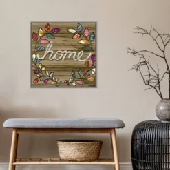 22" X 22" Love And Laughter IV By June Erica Vess Framed Canvas Wall Art Gray Wash - Amanti Art -Home Decor Store GUEST dd5b6fc1 ccca 4e00 8418 65490a8eafbe