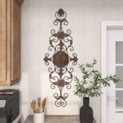 Rustic Metal Ornamental Wall Decor Dark Brown - Olivia & May -Home Decor Store GUEST de5f1462 32f1 4265 8b1c 3aa1015e28c4