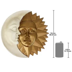 Design Toscano Celestial Harmony: Sun And Moon Wall Sculpture -Home Decor Store GUEST e03399c5 87fb 46e3 9f6b f6057eea88d5