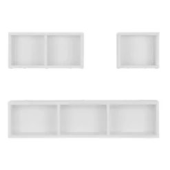 3pc Bauhaus Floating Geometric Cubby Wall Shelf Set - Danya B. -Home Decor Store GUEST e1ba9155 8a83 4281 bfc3 5049b840f487