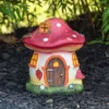 Northlight 6.25" Red Mushroom House Outdoor Garden Statue -Home Decor Store GUEST e1eced47 4ac7 484b ba73 8af0d612a96a