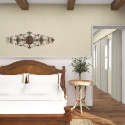 Rustic Metal Ornamental Wall Decor Dark Brown - Olivia & May -Home Decor Store GUEST e1ff7a11 cf84 46f6 8342 533a96041632