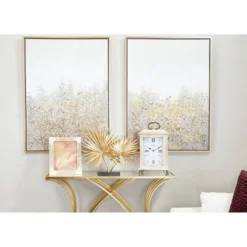 Set Of 2 Canvas Geode Glitter Flakes Framed Wall Arts With Gold Frame - CosmoLiving By Cosmopolitan -Home Decor Store GUEST e4999219 e55b 4faf 96bf f4e013ae6fe4