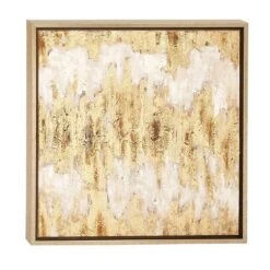 Glam Canvas Abstract Framed Wall Art With Gold Frame Beige - CosmoLiving By Cosmopolitan 12 Glam Canvas Abstract Framed Wall Art With Gold Frame Beige - CosmoLiving By Cosmopolitan -Home Decor Store GUEST e545c340 b151 4225 888d 6451a217b099