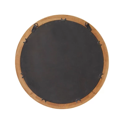 Contemporary Wood Wall Mirror Brown - Olivia & May 22 Contemporary Wood Wall Mirror Brown - Olivia & May - Image 20