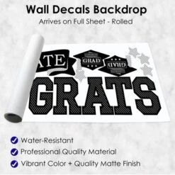 Big Dot Of Happiness Graduation Cheers Party Photo Backdrop - Wall Decals -Home Decor Store GUEST eafd7743 60e1 400f 9de4 602363eb7a70