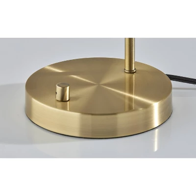 Cove Table Lamp Antique Brass - Adesso 6 Cove Table Lamp Antique Brass - Adesso - Image 4