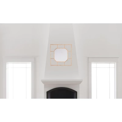 26" Modern Square Mirror Gold - ZM Home 7 26" Modern Square Mirror Gold - ZM Home - Image 5