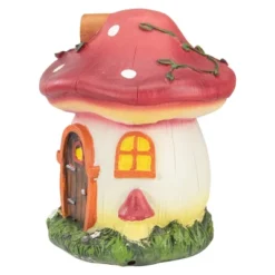 Northlight 6.25" Red Mushroom House Outdoor Garden Statue -Home Decor Store GUEST ed04fcc1 4af4 4d0a 89ef 0b6a2146c486