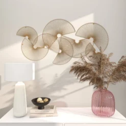 Metal Sunburst Half Moon Wall Decor Gold - CosmoLiving By Cosmopolitan -Home Decor Store GUEST ee47d46b 9cea 4d9b 816a a54c97533d2d