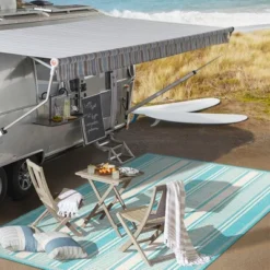 Haynes Modern Double Stripe Indoor/Outdoor Area Rug - JONATHAN Y -Home Decor Store GUEST efd15ab3 e5b5 4073 a3f6 6b4e5fbd8c75