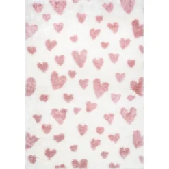 NuLOOM Alison Heart Shag Area Rug -Home Decor Store GUEST f0fba88a a959 4998 99b3 430e800a938e