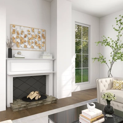 Modern Ornamental Wall Decor Gold - Olivia & May 12 Modern Ornamental Wall Decor Gold - Olivia & May - Image 10