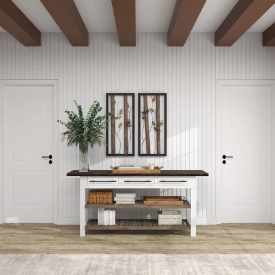 Set Of 2 Metal Bird Wall Decors With Real Wood Detailing Black - Olivia & May 7 Set Of 2 Metal Bird Wall Decors With Real Wood Detailing Black - Olivia & May - Image 5