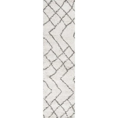 Inca Moroccan Diamond Shag Area Rug - JONATHAN Y 3 Inca Moroccan Diamond Shag Area Rug - JONATHAN Y