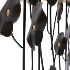 LuxenHome Black With Gold Flowers Abstract Metal Wall Art 23 LuxenHome Black With Gold Flowers Abstract Metal Wall Art -Home Decor Store GUEST f3cd9c75 153f 4cb5 9523 98e9f69f101b