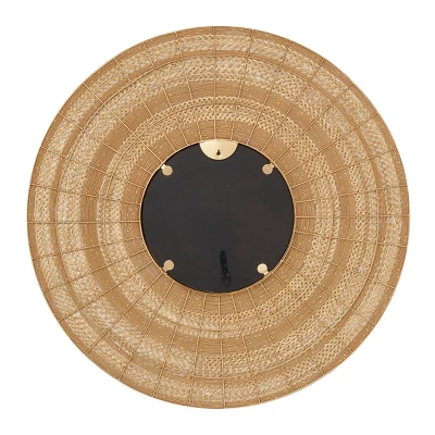 Metal Starburst Wall Mirror Brown - Olivia & May 6 Metal Starburst Wall Mirror Brown - Olivia & May - Image 4