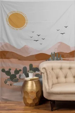 Avenie After The Rain Oasis 50" X 60" Tapestry - Society6