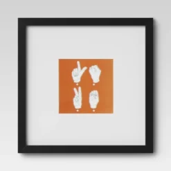 Set Of 9 Gallery Frame Set 10" X 10" Matted To 5" X 5" Black - Room Essentials™ -Home Decor Store GUEST f789d878 5fd4 4ad1 974a e96f082d197a