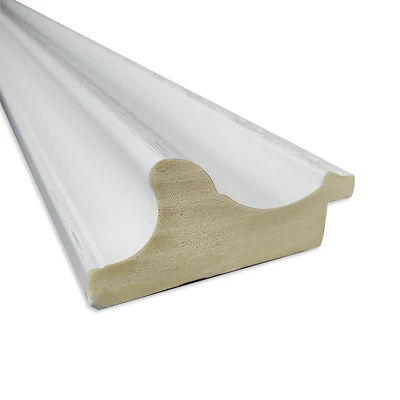 42" X 30" Non-Beveled Parlor White Wall Mirror - Amanti Art 3 42" X 30" Non-Beveled Parlor White Wall Mirror - Amanti Art